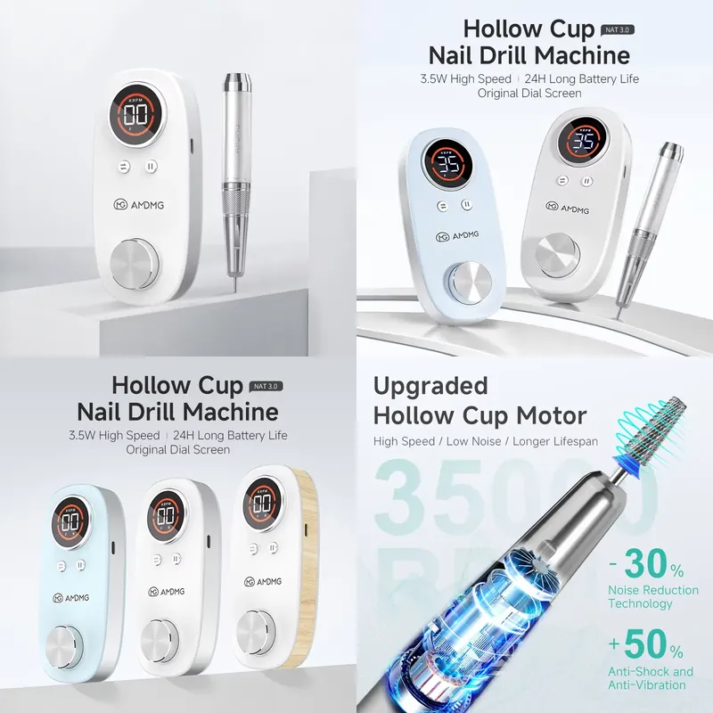 Nail Drill Machine - Mesin Bor Kuku Profesional AMDMG Hollow