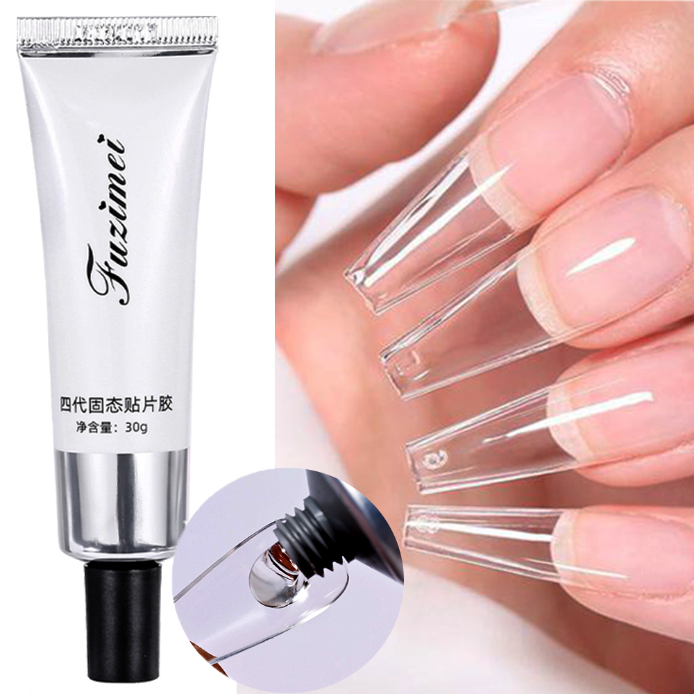 Nail Art Ombre - 30/20/10g Gel ujung kuku palsu padat