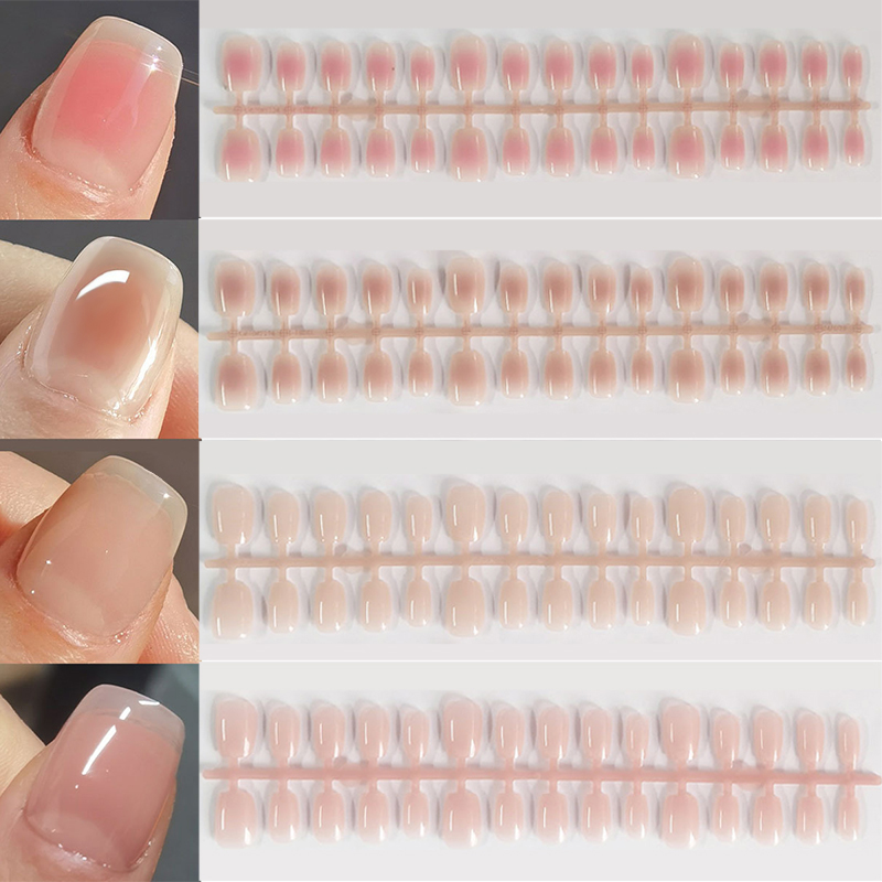Kuku palsu gradien perona pipi - Nail Art Pink ulasan dan harga