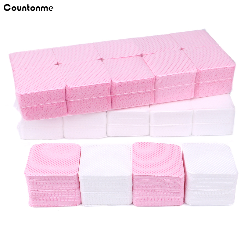 1000Pcs Kapas Pembersih Kutek, - Nail Art Pink ulasan dan harga
