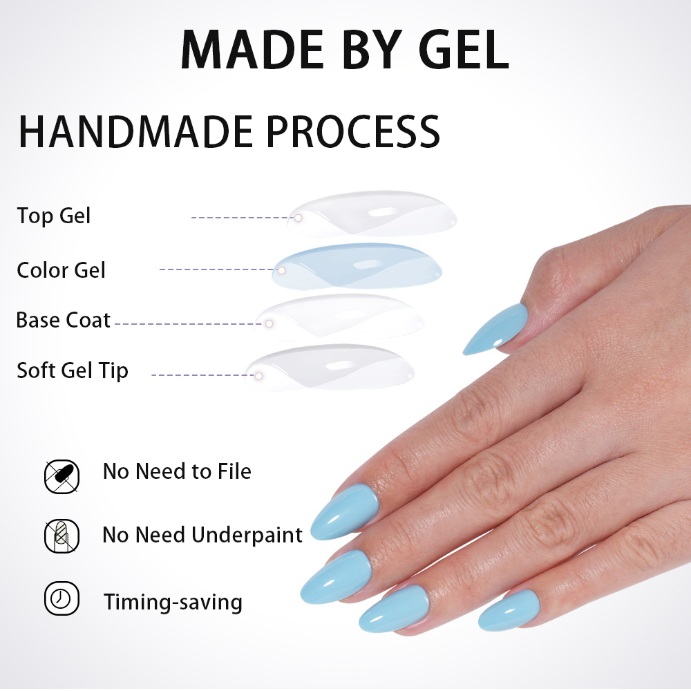 VITAGWX 32 Buah Kuku Palsu Uju - Nail Art Press On ulasan dan harga