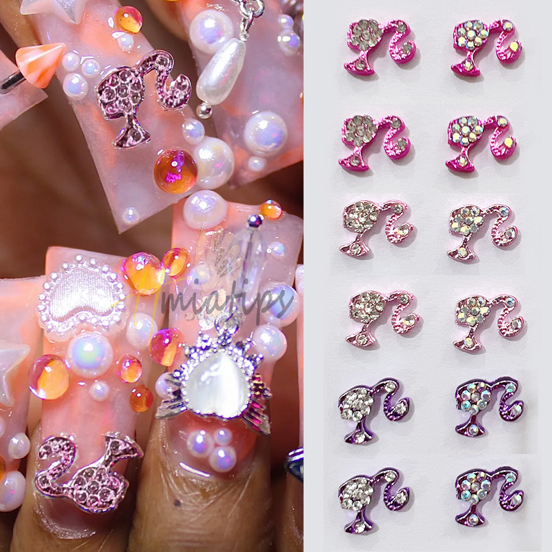 10 buah mewah anak perempuan k - Nail Art Valentines Day ulasan dan harga