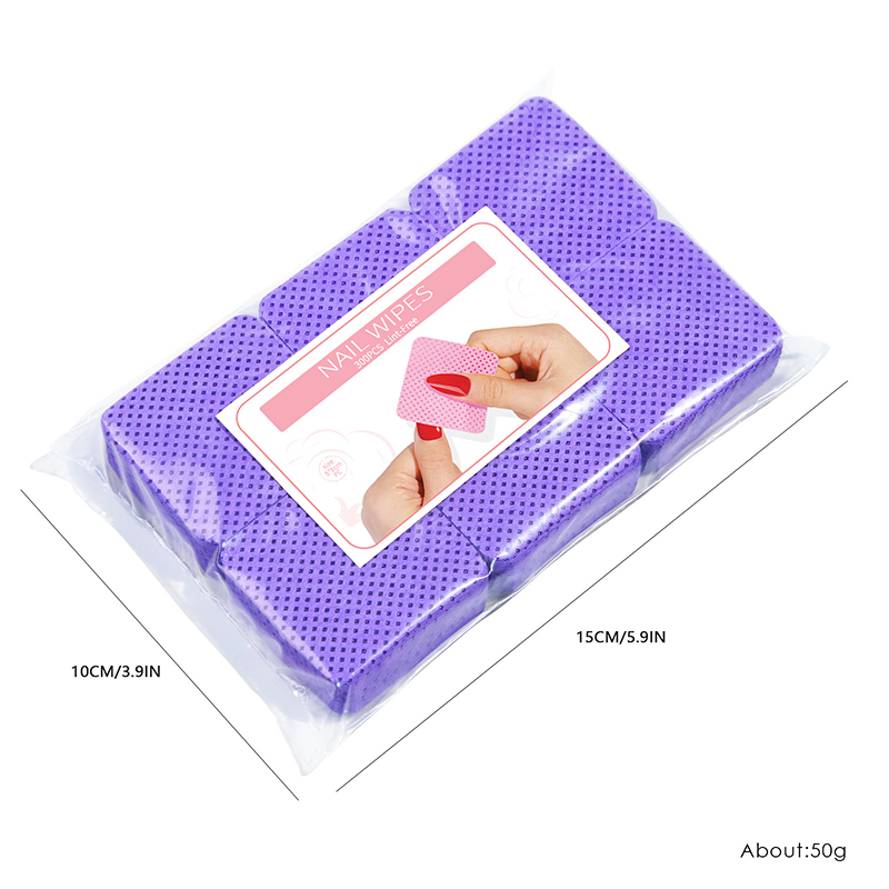 Bebas serat tisu kuku, 300 bua - Nail Art Ombre ulasan dan harga