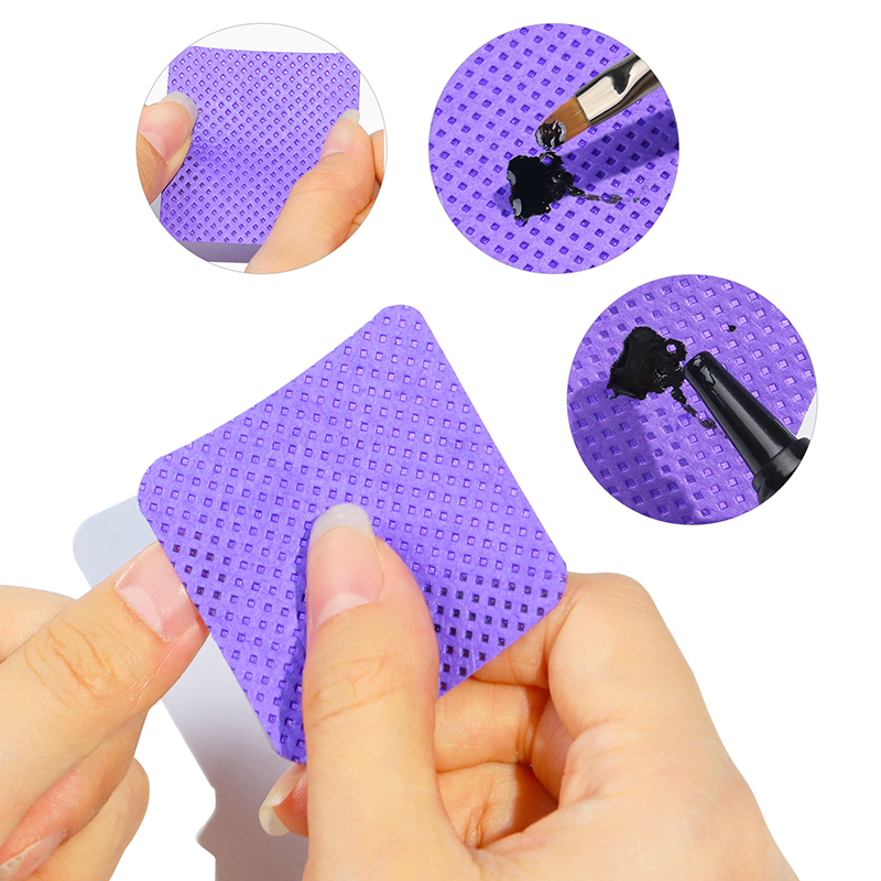 Bebas serat tisu kuku, 300 bua - Nail Art Ombre ulasan dan harga