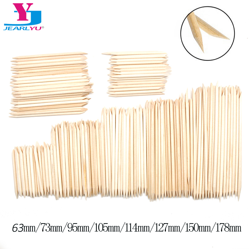 50/100 buah/Lot stik kayu peng - Nail Art Orange ulasan dan harga