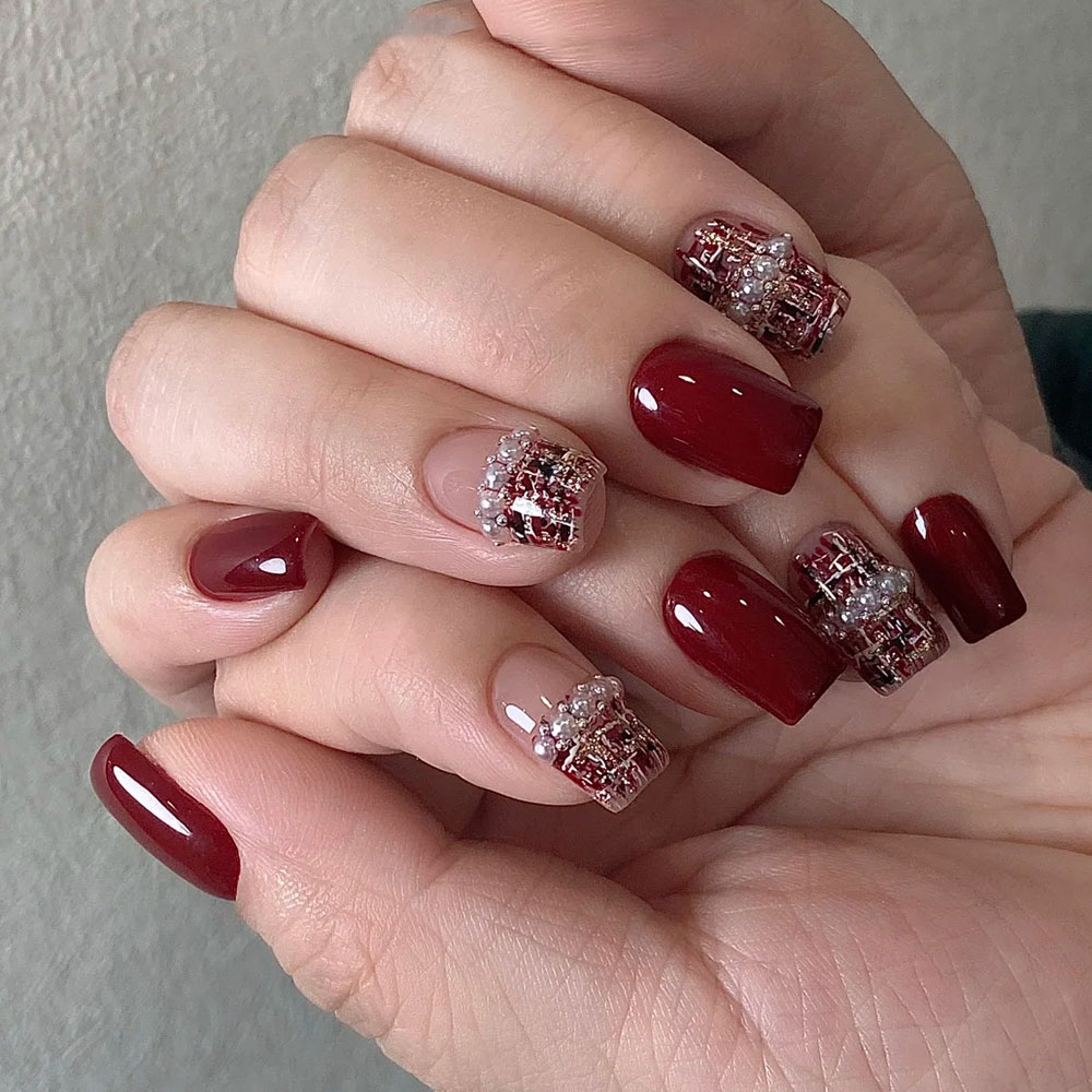 1pcs Stiker Kuku 5D Relief Mot - Nail Art Valentines Day ulasan dan harga