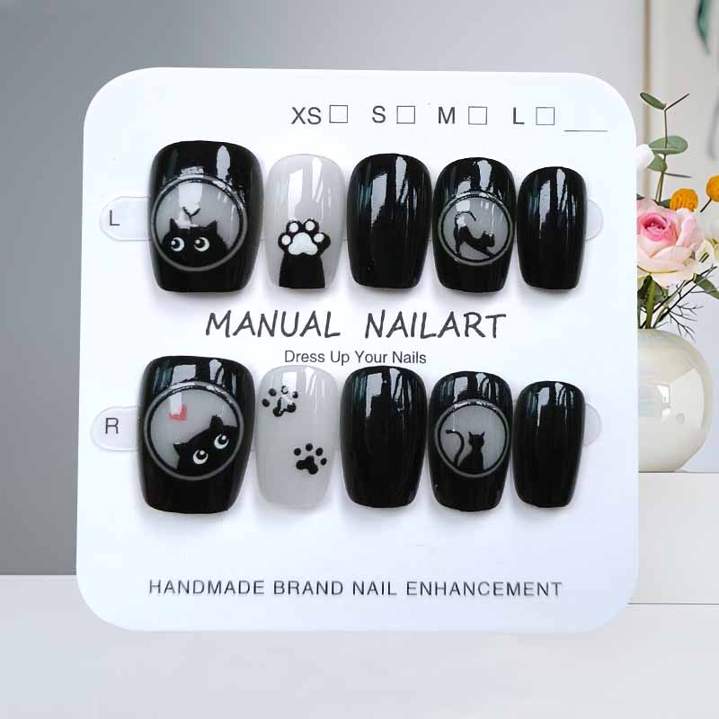 10 Buah Kuku Tekan Buatan Tang - Nail Art Pink ulasan dan harga